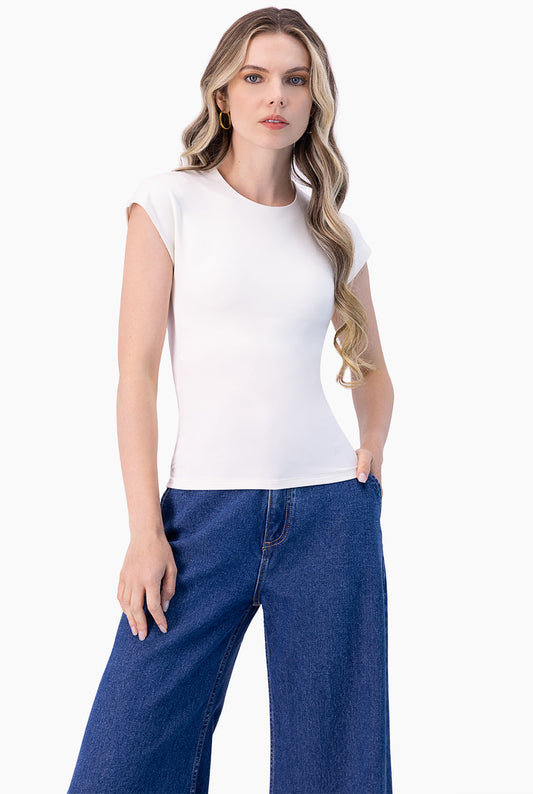 Blusa de hombro caido