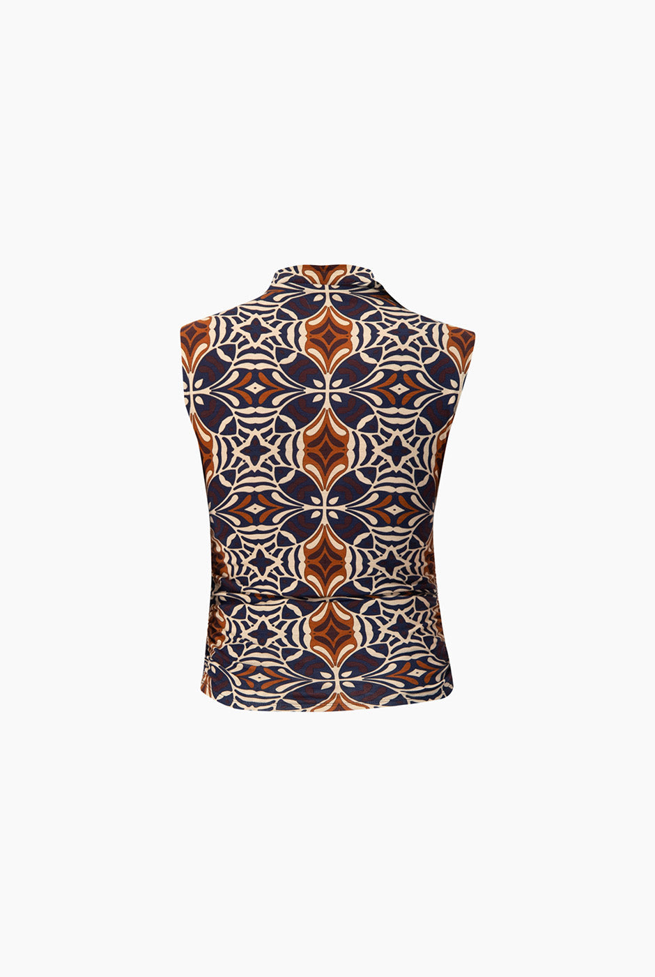 Blusa fruncida en costados