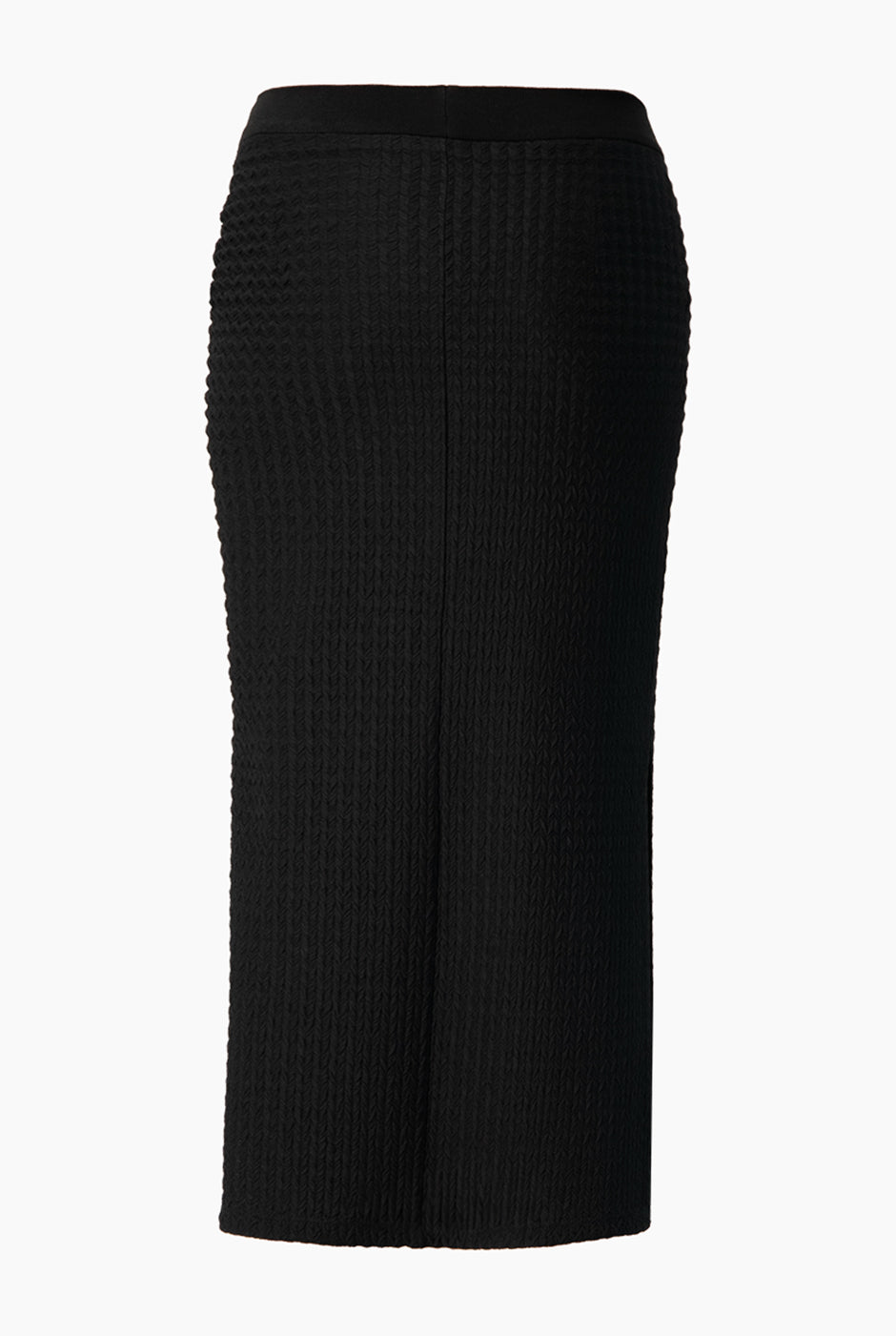 Falda negra midi